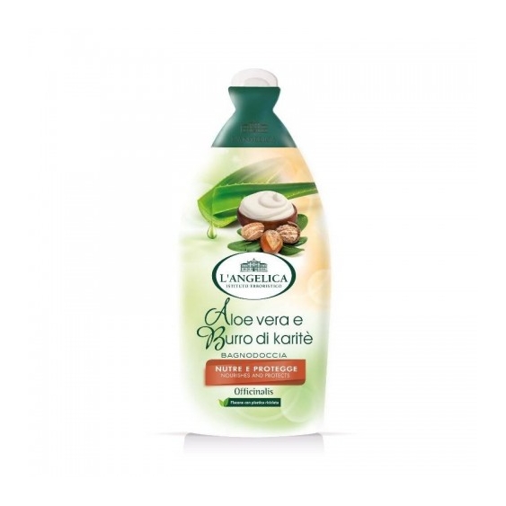 L'Angelica Bagnoschiuma All'Aloe Vera E Burro Di Karitè 500 Ml