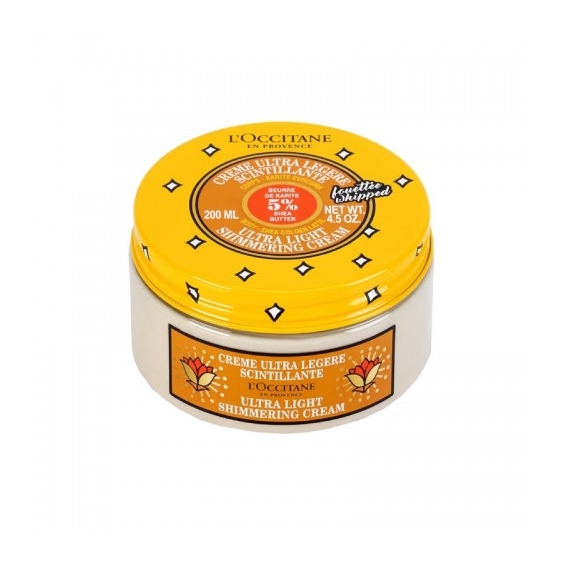 L'Occitane Karitè E Curcuma Crema Ultra Légère Scintillante 200 Ml