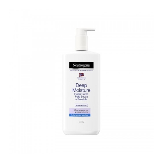 Neutrogena Deep Moisture Crema Corpo Per Pelle Secca 400 Ml