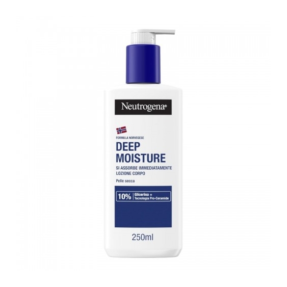 Neutrogena Deep Moisture Lozione Corpo Ad Assorbimento Rapido 200 Ml