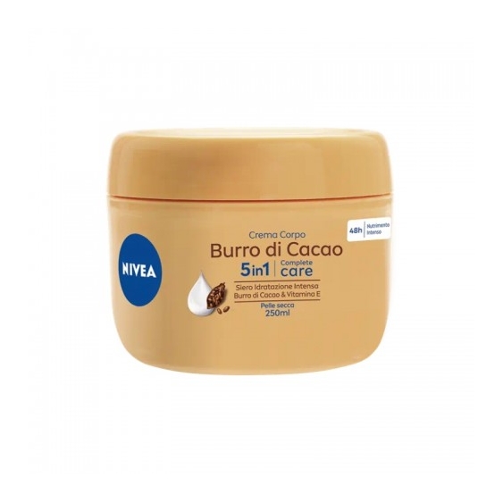 Nivea Burro Di Cacao 5In1 Crema Corpo Per Pelle Secca 250 Ml