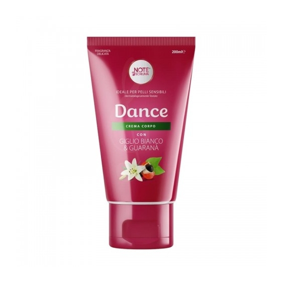 Note Di Schiuma Dance Crema Corpo Con Giglio Bianco E Guaranà 200 Ml