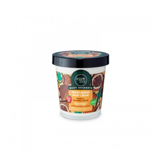 Organic Shop Vaniglia E Panna Montata Crema Idratante Corpo 450 Ml