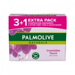 Palmolive Naturals Irresistible Touch 4 Saponette Solide Con Orchidea