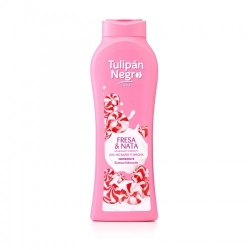 Tulipan Negro Gourmand Intensity Fresa & Nata Gel Da Bagno Idratante 650 Ml