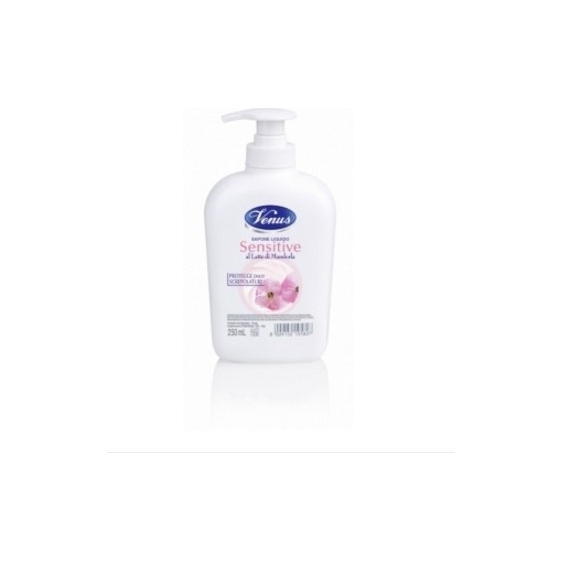 Venus Sapone Liquido Sensitive Al Latte Di Mandorla 250 Ml