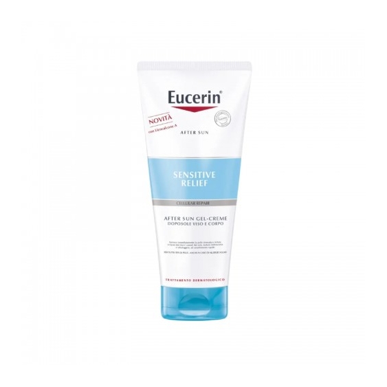 Eucerin Sensitive Relief Crema-Gel Doposole Viso E Corpo 200 Ml
