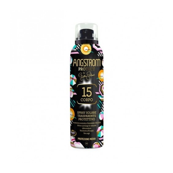 Angstrom Protect Spf15 Spray Solare Trasparente Protettivo 150 Ml