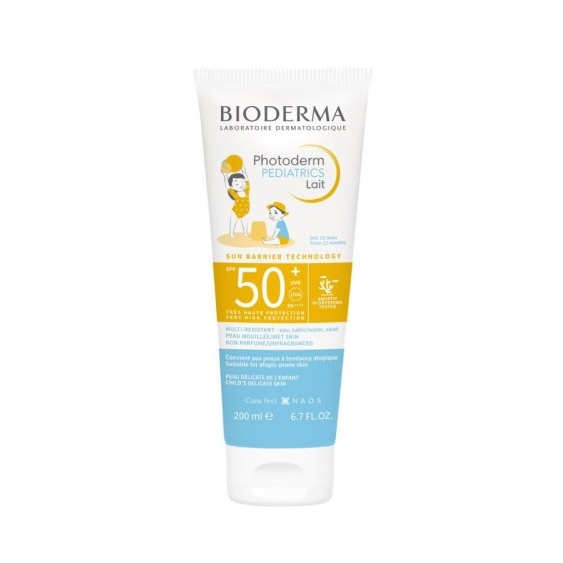 Bioderma Photoderm Pediatric Lait Spf50+ Latte Solare Viso E Corpo 200 Ml