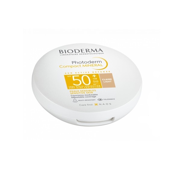 Bioderma Photoderm Compact Minéral Spf50+ Protezione Solare Tonalità Chiara