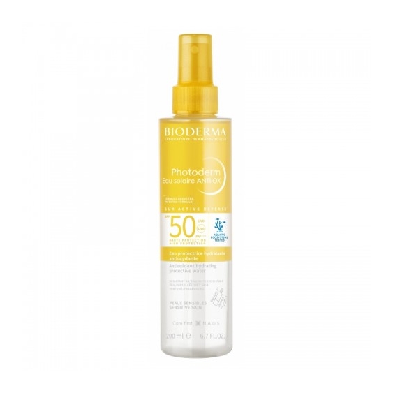 Bioderma Photoderm Eau Solaire Anti-Ox Spf50+ Acqua Solare Bifasica 200 Ml