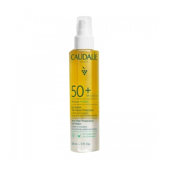 Caudalie Vinosun Protect Spf50+ Acqua Solare Ad Altissima Protezione 150 Ml