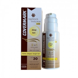 Covermark Rayblock Body Plus Milk Spf30 Protezione Solare 100 Ml Deep Tan