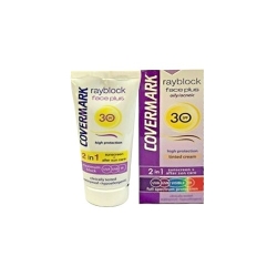 Covermark Rayblock Face Plus Dry/Sensitive Spf30 2In1 Protezione Solare Colorata Soft Brow