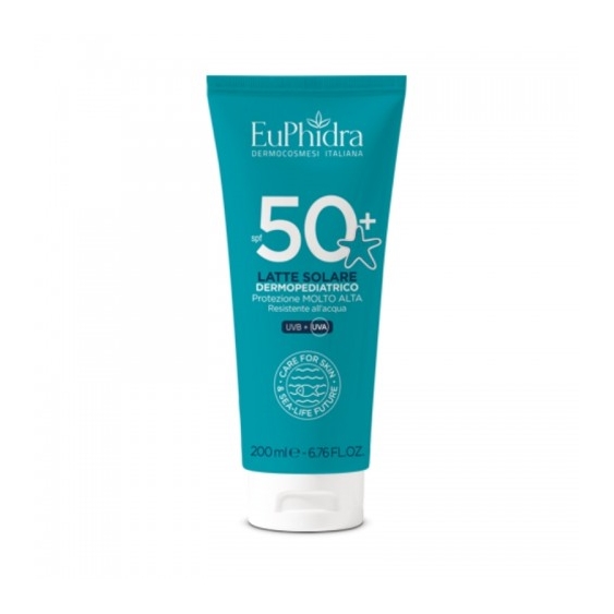 Euphidra Latte Solare Dermopediatrico Spf50+ Protezione Solare Bimbi 200 Ml