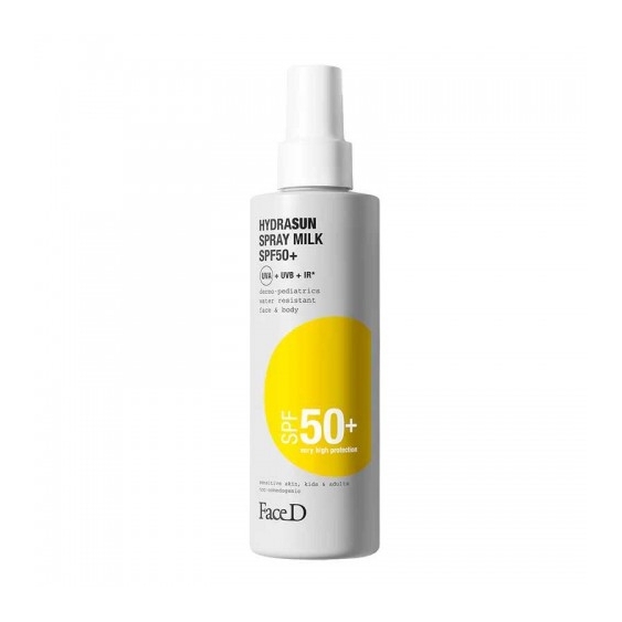 Face D Hydrasun 50+ Latte Solare Spray 150 Ml