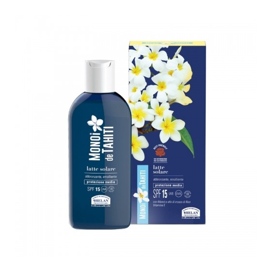 Helan Monoï De Tahiti Spf15 Latte Solare Abbronzante 200 Ml