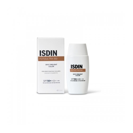Isdin Fotoultra 100 Spot Prevent Color Spf50+ Protezione Solare Viso Colorata 50 Ml