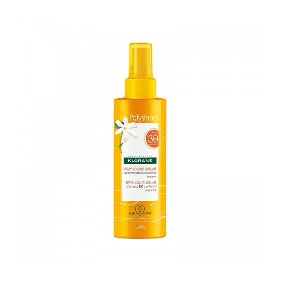 Klorane Polysianes Spray Solare Sublime Spf30 Con Tamanu Bio E Monoi 200 Ml