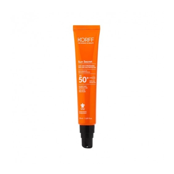 Korff Sun Secret Spf50+ Fluido Viso Antimacchie 50 Ml