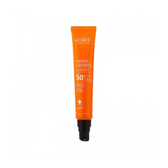 Korff Sun Secret Spf50+ Fluido Viso Antimacchie Effetto Matt 50 Ml