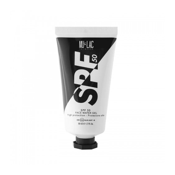Mulac Face Water Gel Spf50 Gel Ad Alta Protezione Solare 50 Ml
