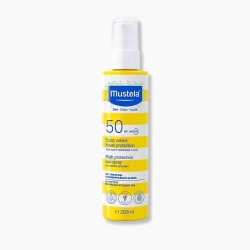 Mustela Spray Latte Solare Spf50 Protezione Alta Per Bambini 200 Ml
