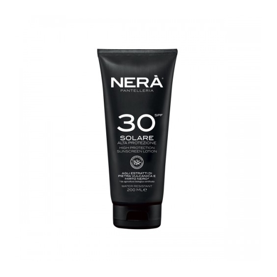 Nera Crema Solare Spf30 Protezione Alta 200 Ml