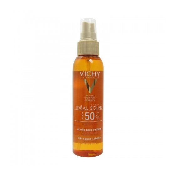 Vichy Ideal Soleil Spf50+ Olio Secco Sublime Spray 125 Ml