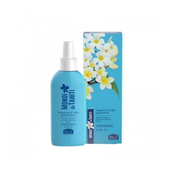 Helan Monoi De Tahiti Spf 6 Impacco D'Olio Protettivo 100 Ml Spray