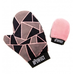 Bperfect Double Velvet Tanning Mitt Duo Kit Guanti Per Autoabbronzante