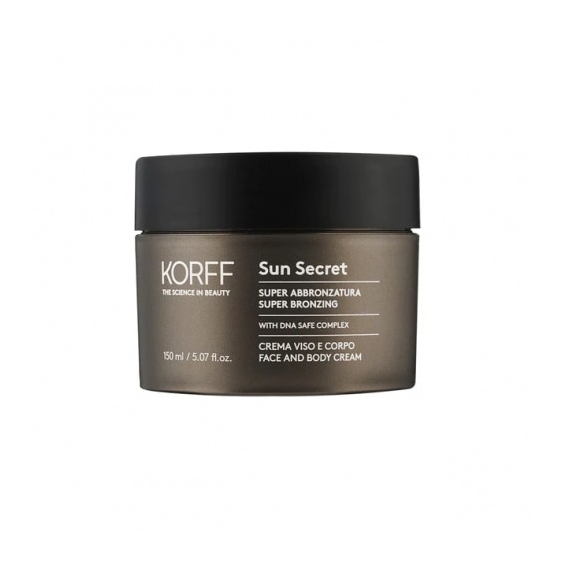 Korff Sun Secret Super Abbronzatura Crema Viso E Corpo 150 Ml
