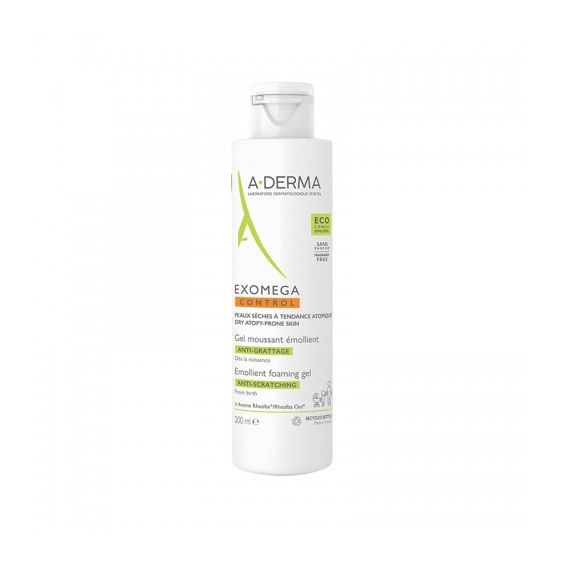 Aderma Exomega Control Gel Emolliente Viso E Corpo 200 Ml