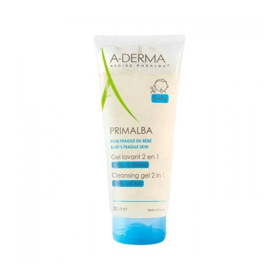 Aderma Primalba Gel Detergente 2In1 Per Il Bagnetto 200 Ml