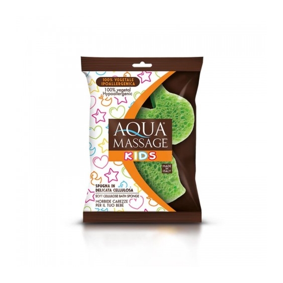 Aqua Massage Kids Spugna In Delicata Cellulosa Colori Assortiti