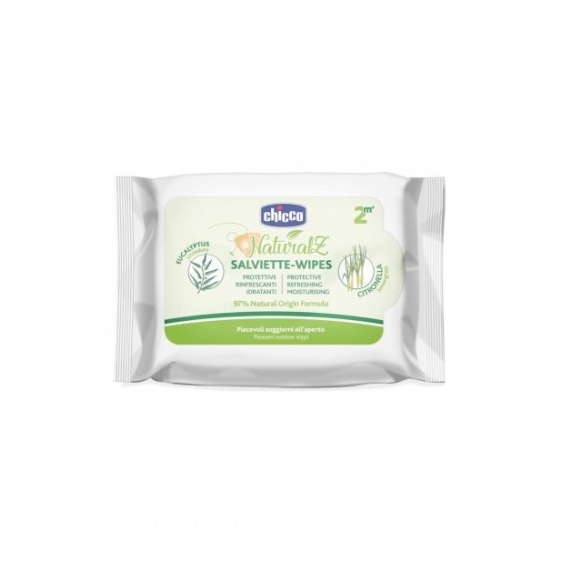 Chicco Naturalz 20 Salviette Protettive E Rinfrescanti