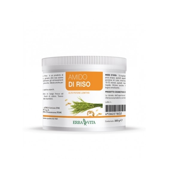 Erba Vita Amido Di Riso Detergente Delicato Barattolo 300 G