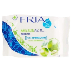 Fria Salviette Milleusi Rinfrescanti E Detergenti Per Adulti E Bambini 1 Confezione Da 20 Salviettine