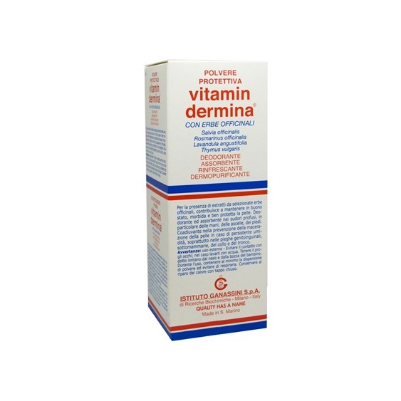 Istituto Ganassini Vitamin Dermina Talco Per Bambini Con Erbe Officinali 100 G