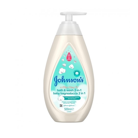 Johnson & Johnson Cottontouch Baby 2 In 1 Bagnodoccia 500 Ml