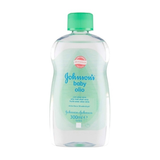 Johnson & Johnson Olio Baby Per Il Corpo All'Aloe Vera 300 Ml
