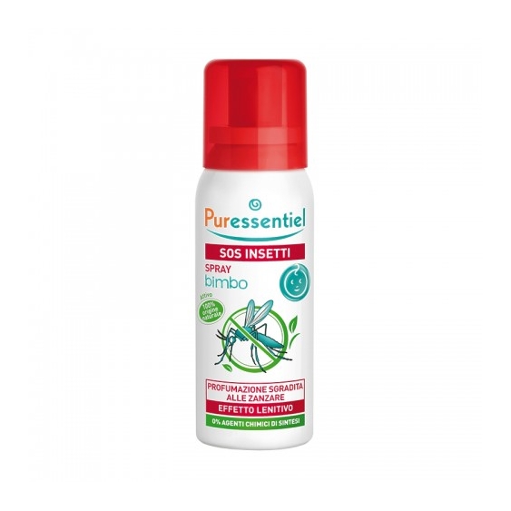Puressentiel Sos Insetti Spray Bimbo Antipuntura Repellente E Lenitivo 60 Ml