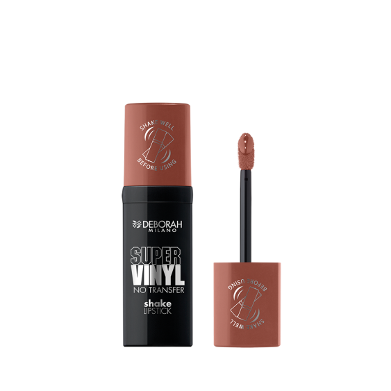 Deborah Super Vinyl No Transfer Shake Lipstick - 02 Caramel