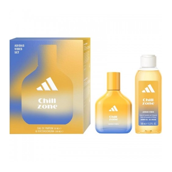 Adidas Cofanetto Vibes Chill Zone Eau De Parfum 50 Ml + Gel Doccia 100 Ml