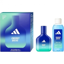 Adidas Cofanetto Vibes Energy Drive Eau De Parfum 50 Ml + Gel Doccia 100 Ml