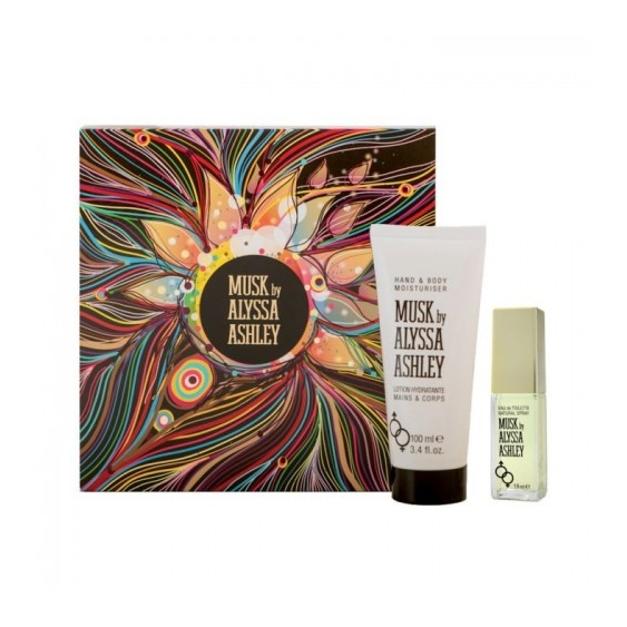 Alyssa Ashley Set Musk Eau De Toilette 15 Ml + Crema Idratante 100 Ml