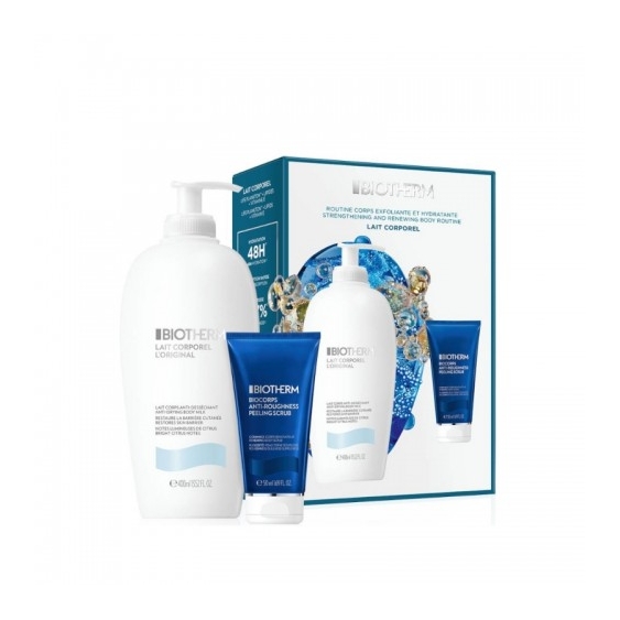 Biotherm Cofanetto Lait Corporel Latte Corpo 400 Ml + Scrub Corpo 50 Ml