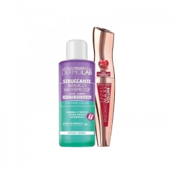 Deborah Kit Mascara 24 Ore Maxi Volume Con Olio Di Melograno + Struccante Bifasico 50 Ml