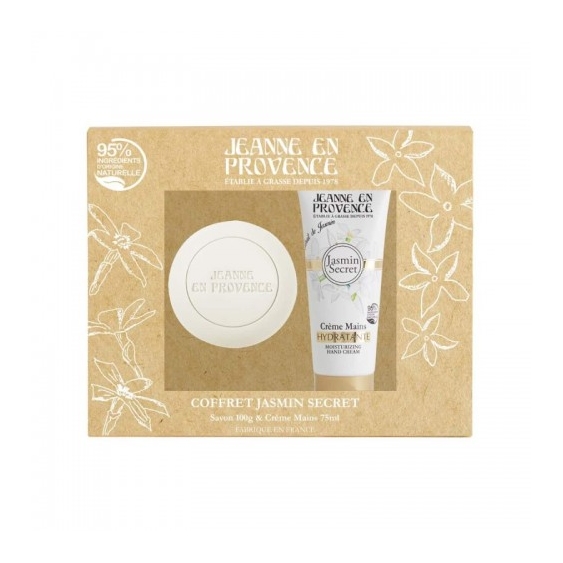 Jeanne En Provence Jasmin Secret Crema Mani 75 Ml + Sapone Solido 100 G