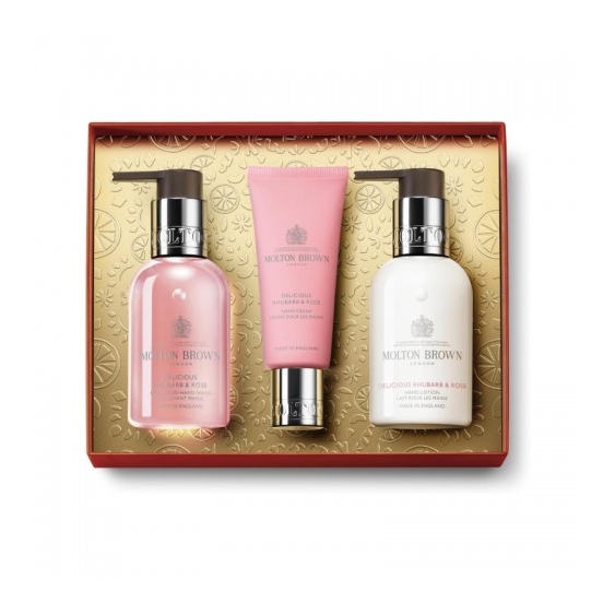 Molton Brown Delicious Rhubarb & Rose Cofanetto Per La Cura Delle Mani